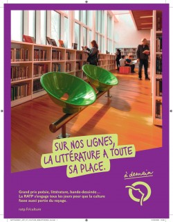 Affiche culture de la RATP