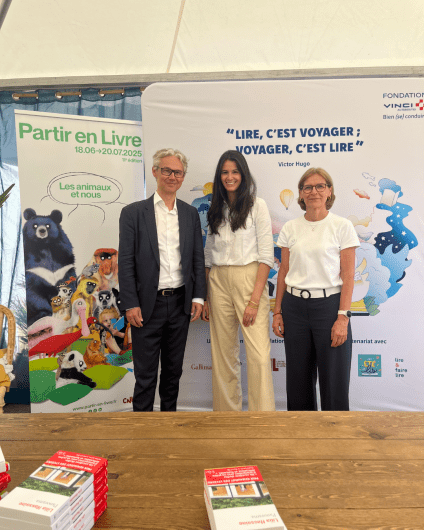Pascal Perrault, Lilia Hassaine et Bernadette Moreau