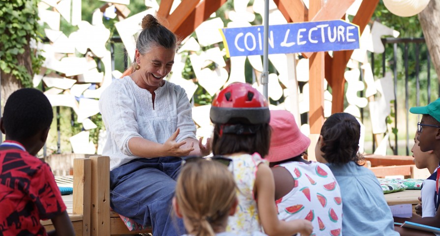 Contes avec Sandrine Gniady, Livres en Herbe © Landry Taillefert