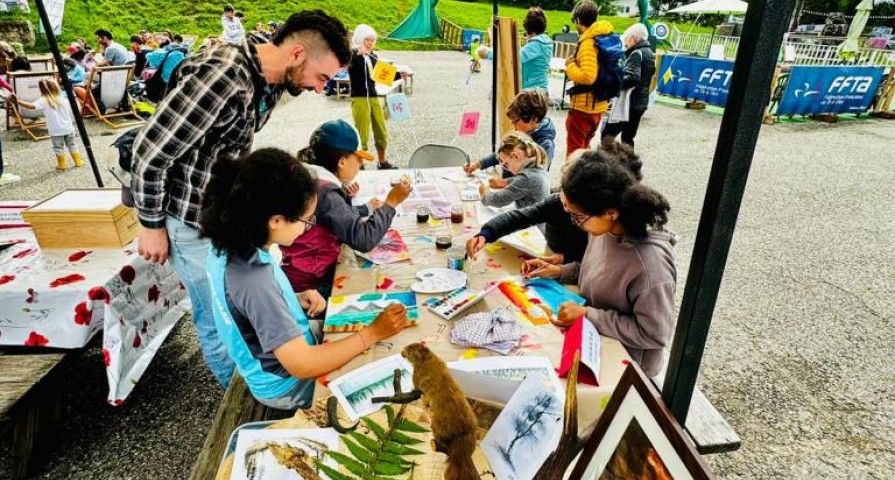 Atelier en plein air autour de la nature