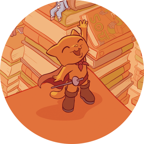 Vignette Chat Botté pour la 12e édition de Partir en Livre 