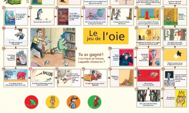 Jeu de l'oie avec l'école des loisirs