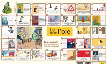 Visuel Le jeu de l'oie de l'école des loisirs