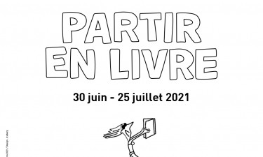 Affiche Partir en Livre - 2021 - à colorier