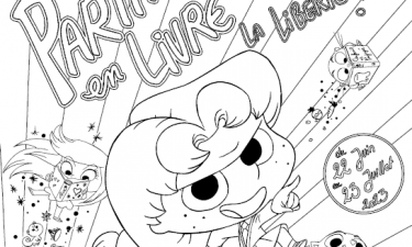 Coloriage Affiche Partir en Livre 2023