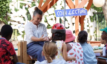 Contes avec Sandrine Gniady, Livres en Herbe © Landry Taillefert