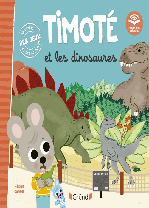 Couverture de Timoté et les dinosaures