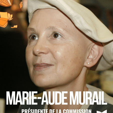 Portrait de Marie-Aude Murail, présidente de la commission Partir en Livre