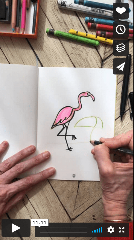 Dessiner un animal exotique avec Soledad Bravi