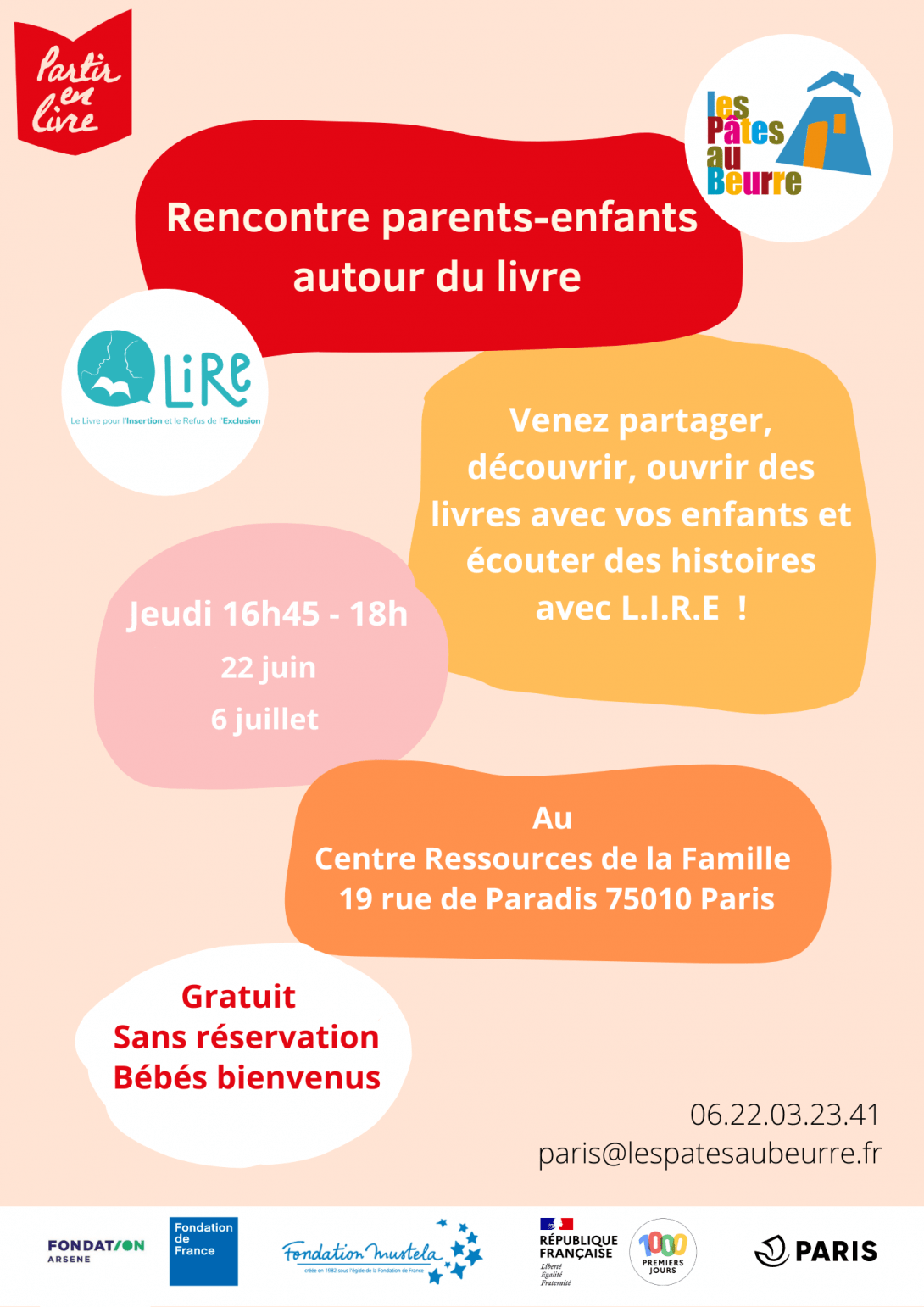 Atelier parents-enfants autour du livre | Partir en Livre